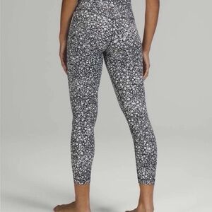 Lululemon Athletica Black and White Patterned Leggings